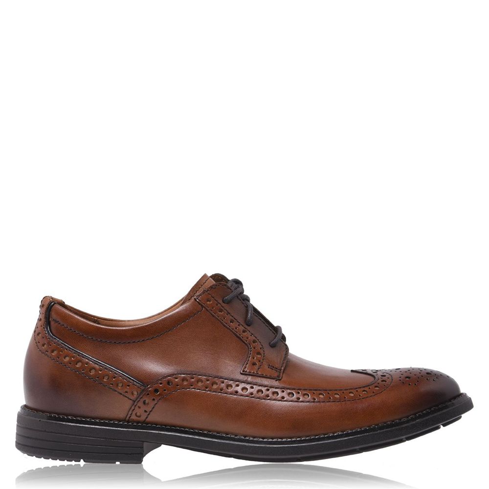 Rockport Men's Madison Dress Shoes - Cognac - USA (9801VONYS)